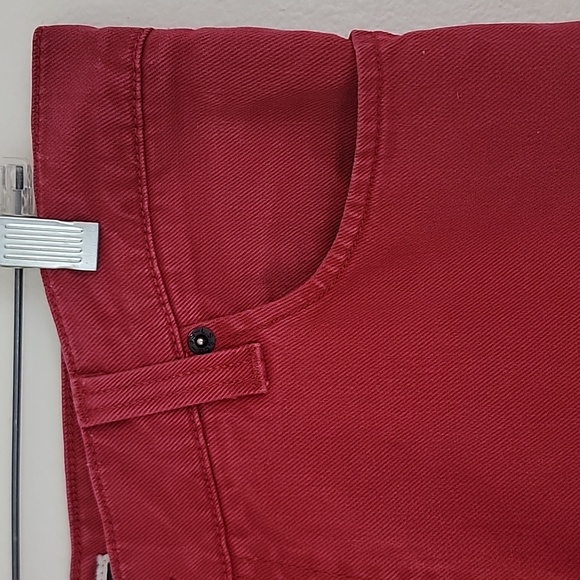 Levi's 510 Red Super Skinny Jeans  33" X 32" - Picture 5 of 16